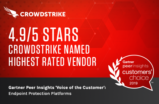 Gartner Peer Insights “Voice Of The Customer” For Endpoint Protection Platforms Speaks Volumes For CrowdStrike