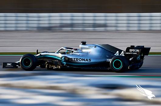 CrowdStrike's Mercedes F1 Car