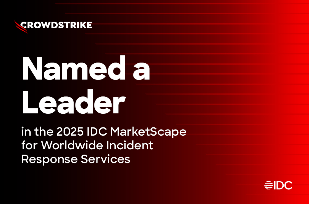CrowdStrike Leader in 2025 IDC MarketScape for Worldwide IR Services