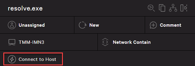 network contain - Connect to host