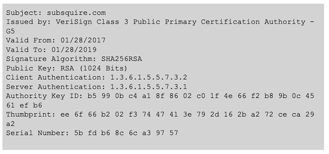 BokBot Proxy: SSL Cert for webinject and C2 servers