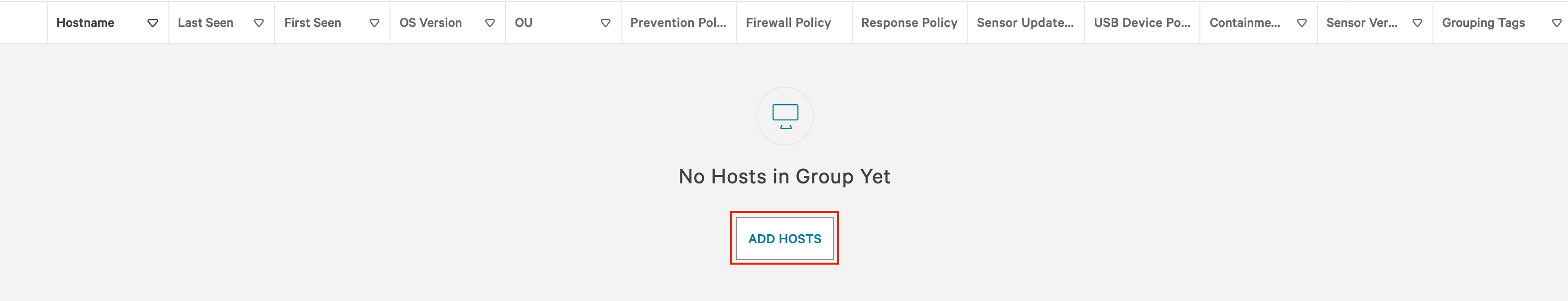 Static Host Group add hosts - 12-21