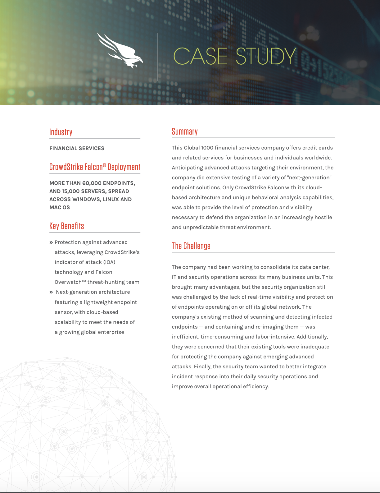 Finance case study examples image