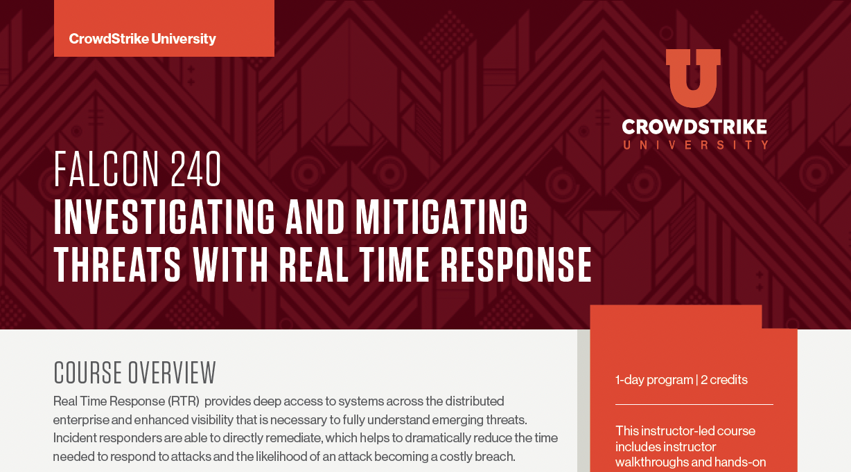Falcon 2025 Crowdstrike University Rycca Clemence