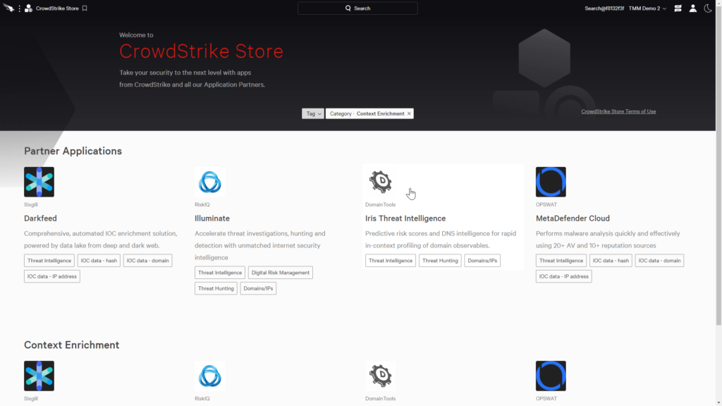 CrowdStrike Store with Context Enrichment