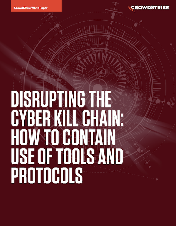 Disrupting the Cyber Kill Chain White Paper Cover Image