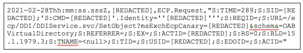 Figure 18. ECP Server Log