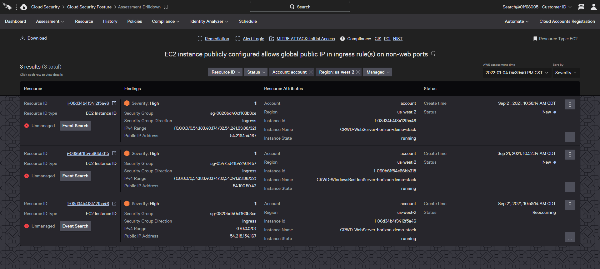 cspm ec2 details