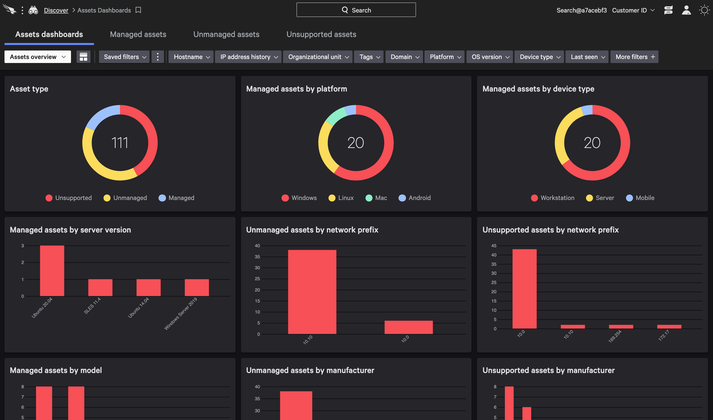 Assets Dashboard