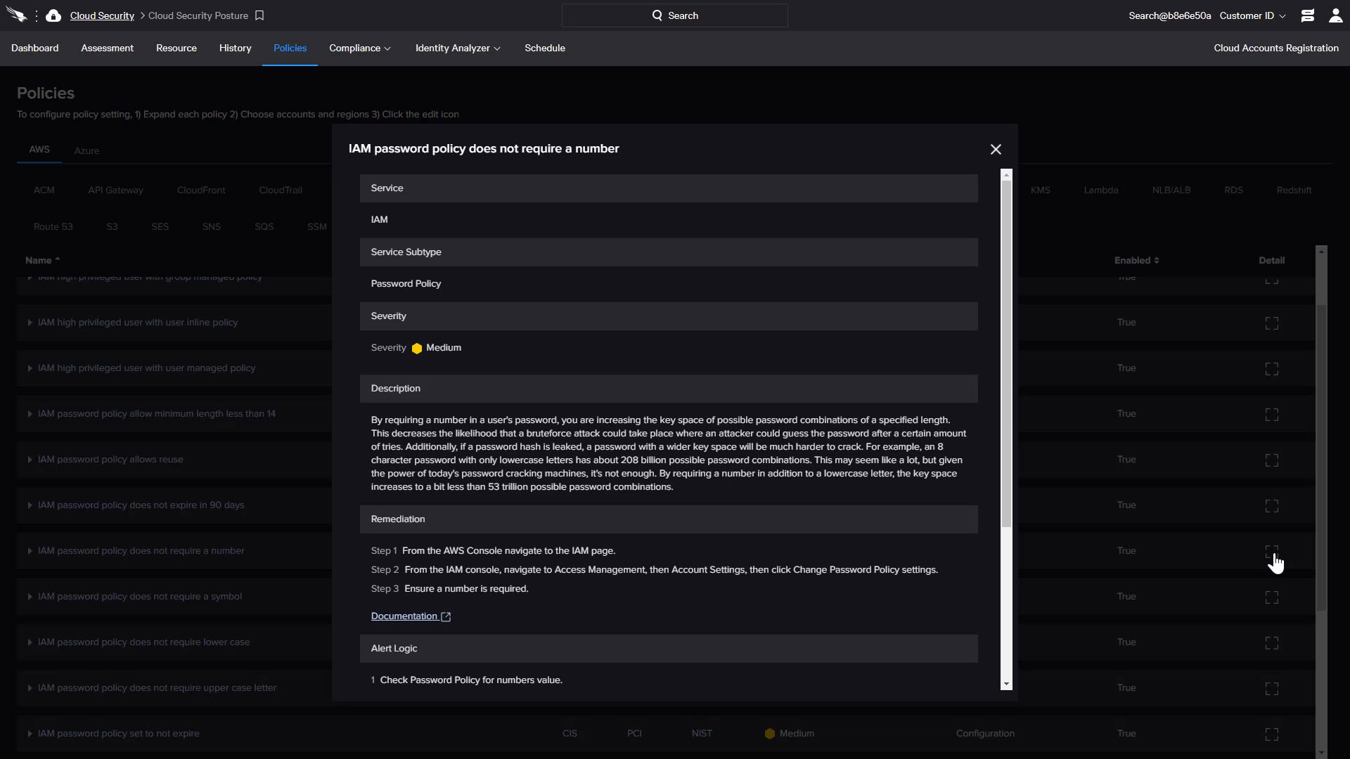 cspm workflows policy details