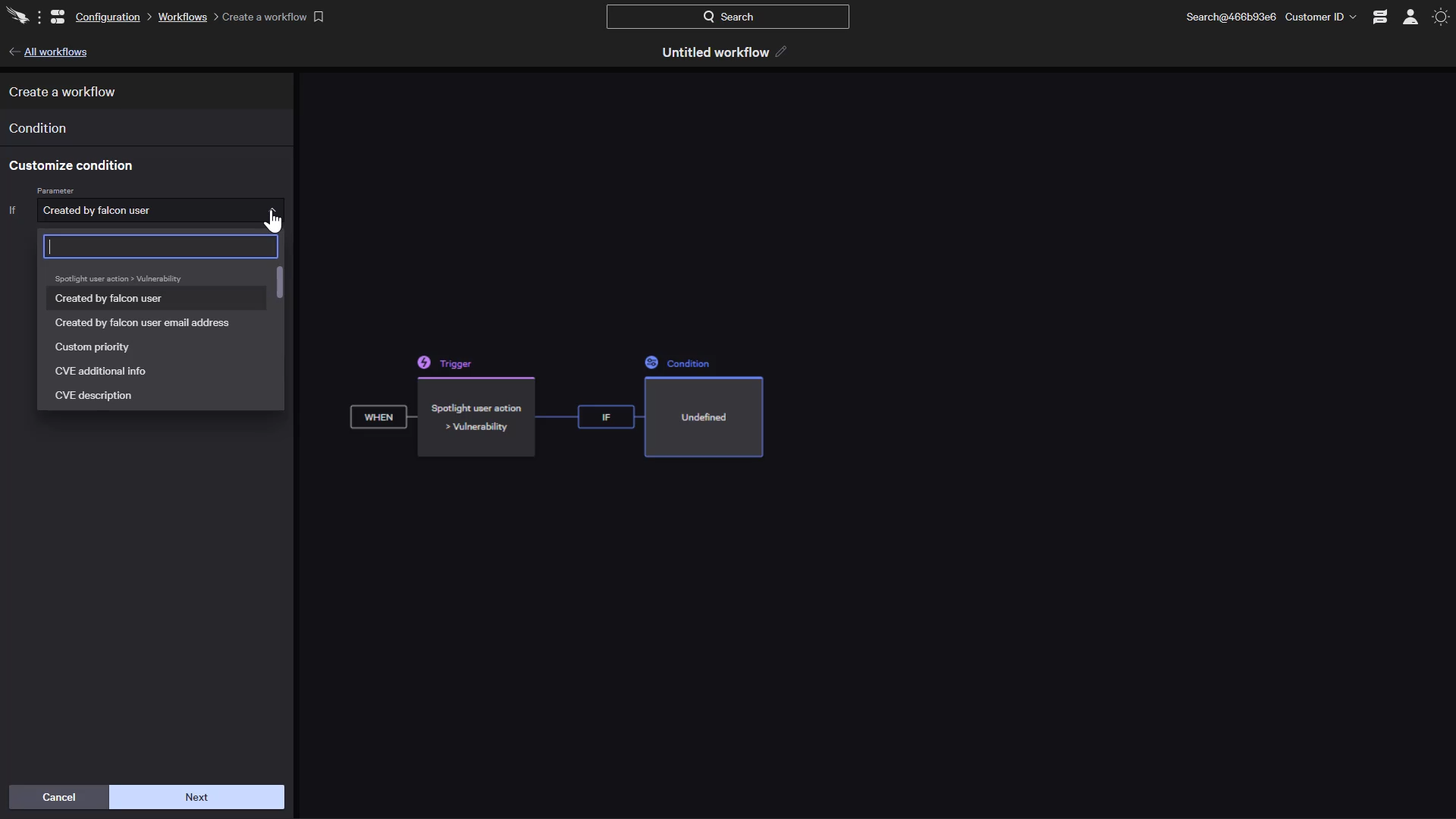 spotlight orchestration conditions