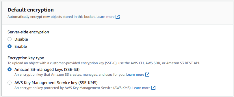 How to Turn On Amazon S3 Default Encryption