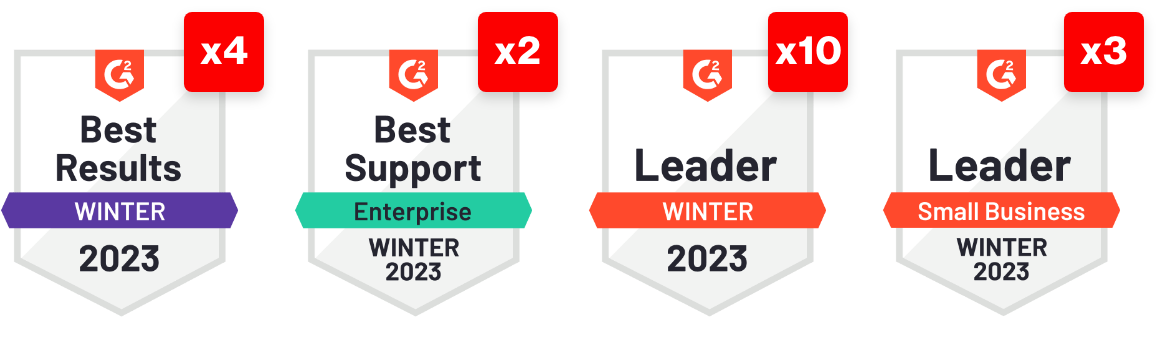 G2 Leader Winter Badges