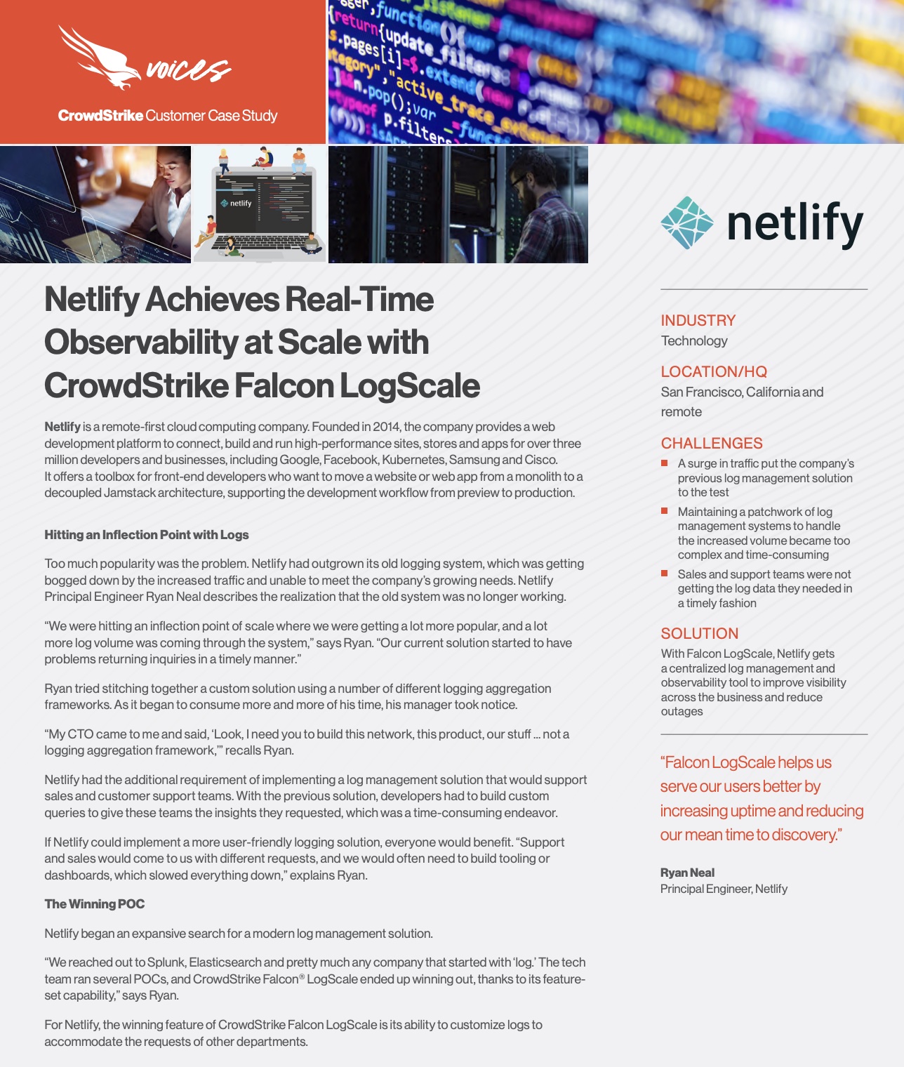 LogScale and Netlify Customer Story Cover Image