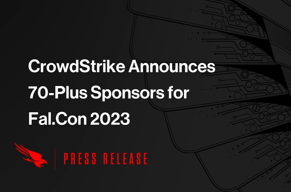 CrowdStrike Announces 70Plus Sponsors for Fal.Con 2023 CrowdStrike