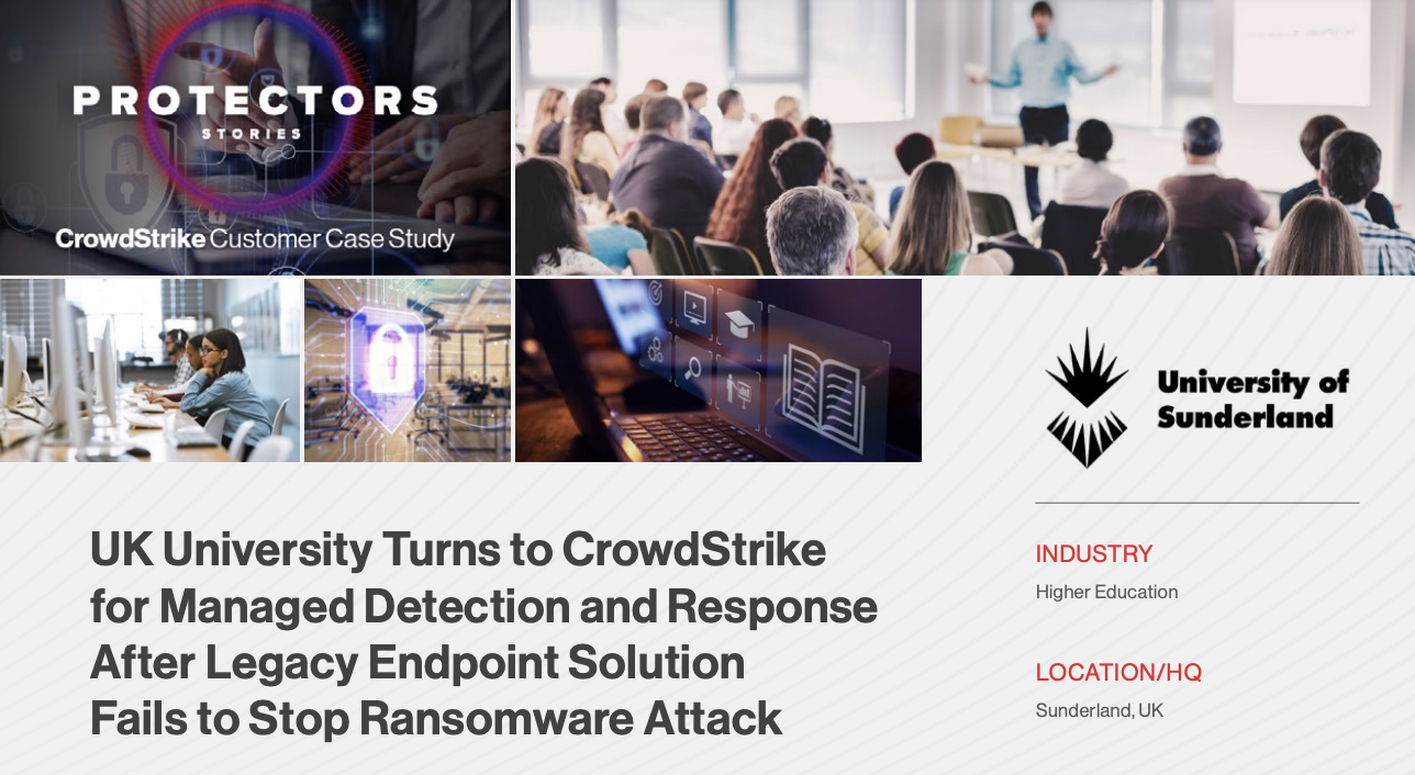 Case Study UK University and CrowdStrike MDR CrowdStrike