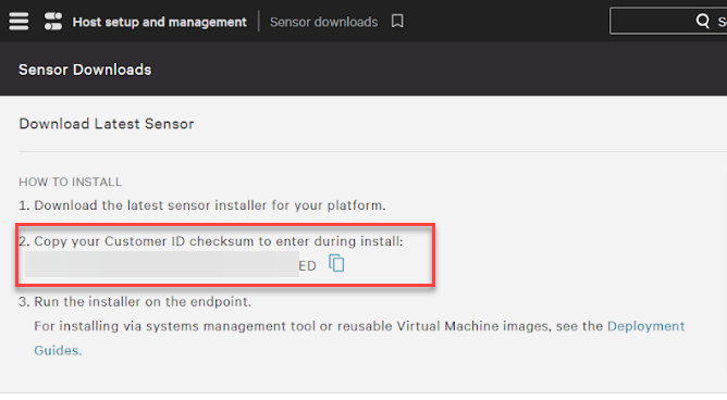 Customer ID Windows