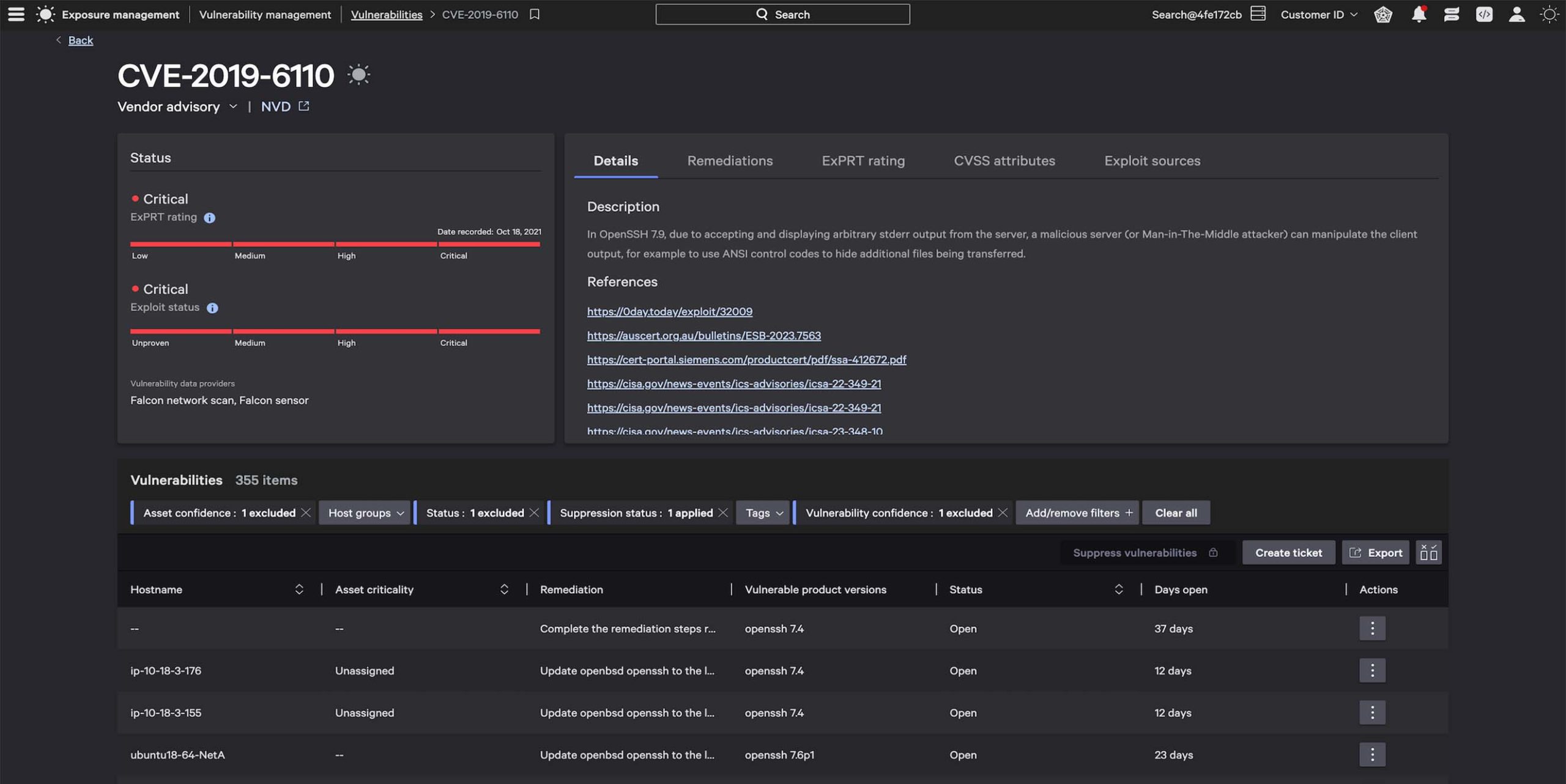 Crowdstrike Falcon Spotlight For Vulnerability Response – ZUOOYA