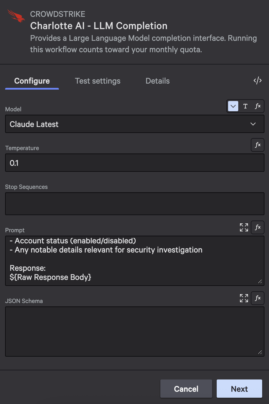 Charlotte AI configuration